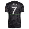 Maillot de Supporter Arsenal Saka 7 Extérieur 2022-23 Pour Homme